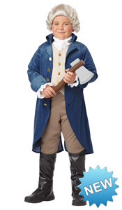 Deluxe Child George Washington Costume for Kids