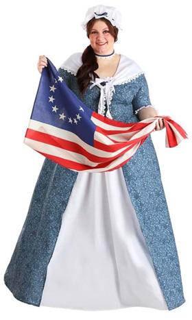 plus size Mrs Martha Washington Costume